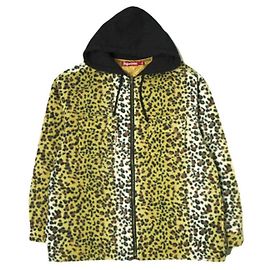 Felpa con zip e cappuccio Supreme XL Leopardo Marrone Altro