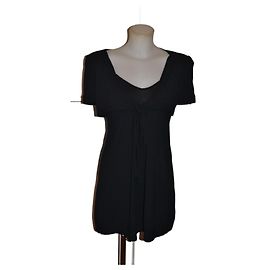 Pinko black viscose mini dress Black