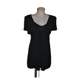 Pinko Mini Kleid Schwarz Viscose Schwarz