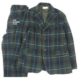 Autre Marque BackSideClub Tartan Check Suit Setup Green L Green