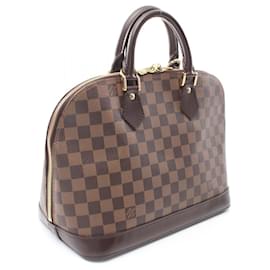 Louis Vuitton-Louis Vuitton Alma Damier Ebene Handbag N51131-Brown