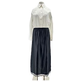 Robe MM6 T.FR 38 Coton Noir