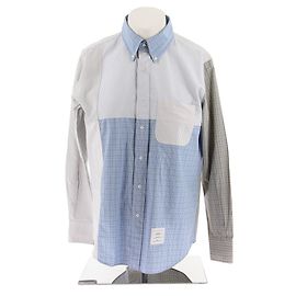 THOM BROWNE Camicie T.International M Cotone Blu