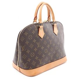 Louis Vuitton-Louis Vuitton Alma PM Handbag Monogram Brown-Brown