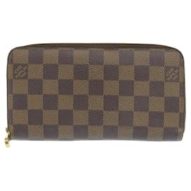 Louis Vuitton-Louis Vuitton Damier Canvas Zippy Wallet-Brown