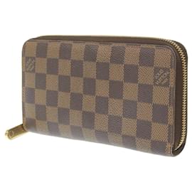 Louis Vuitton-Louis Vuitton Damier Canvas Zippy Wallet-Brown