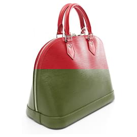Louis Vuitton-Louis Vuitton Alma Epi Red Leather Handbag M4058E-Red