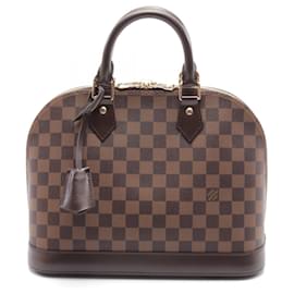 Louis Vuitton-Louis Vuitton Alma PM Damier Ebene Handbag N53151-Brown