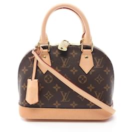 Louis Vuitton-Louis Vuitton Alma BB Monogram Handbag M53152-Brown