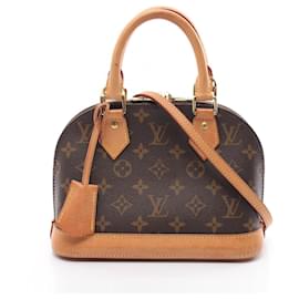 Louis Vuitton-Louis Vuitton Alma BB Monogram Handbag M53152-Brown