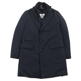 Moncler LESPARRE Down Coat Navy Mens Navy blue