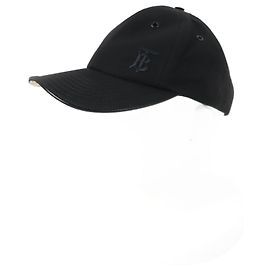 Boné de algodão Burberry com bordado do logo TB preto M Preto