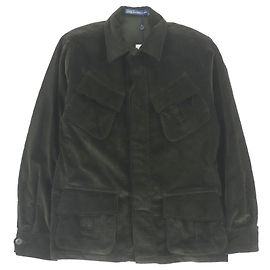 Chaqueta de algodón de pana Polo Ralph Lauren Verde oscuro
