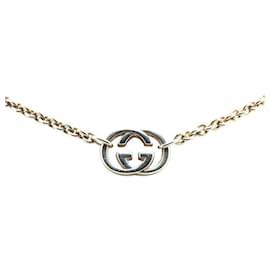 Collar Gucci SV925 G entrelazado Plata