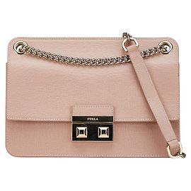 Bolsa de ombro 2 em 1 de couro Furla Rosa