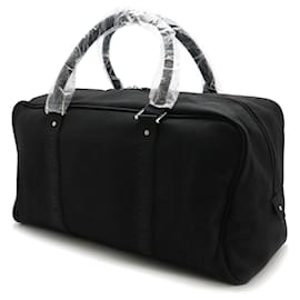 Versace-Versace Nylon Boston Travel Bag-Black