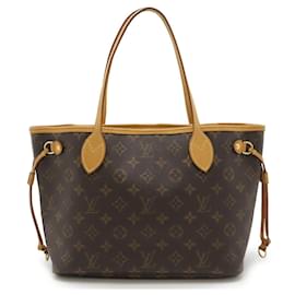 Louis Vuitton-Louis Vuitton Monogram Neverfull PM Tote Bag M40155-Brown