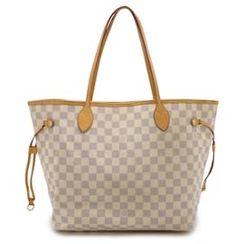 Louis Vuitton-Louis Vuitton Neverfull MM Tote Bag N51107-Beige