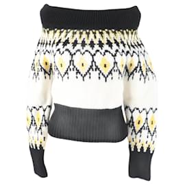 Alexander Mcqueen-Alexander McQueen Wool Off Shoulder Knit XS-Multiple colors