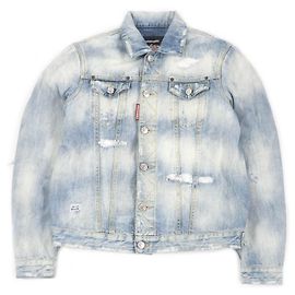Giacca di jeans blu indaco Dsquared2 Dan Altro