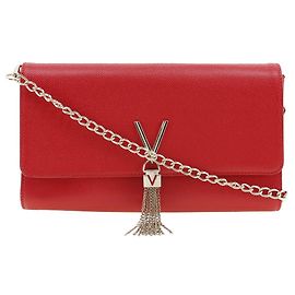 Autre Marque Bolso de cadena de cuero Mario Valentino 2WAY Clutch Rojo Roja