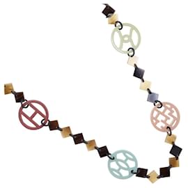 Hermès Collar Diva Hermes de cuerno de búfalo Multicolor