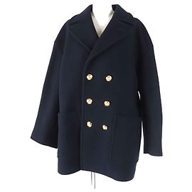 Céline Abrigo de Lana Celine Pea Marino Oscuro Mujer Azul marino