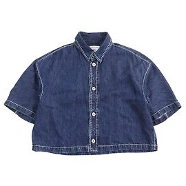 Camicia in denim a maniche corte Bottega Veneta Altro
