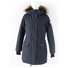 Canada Goose Trillium Parka Down Coat Navy S Navy blue