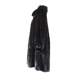 Fendi-Fendi Mink Fur Coat Brown 42 Women-Brown