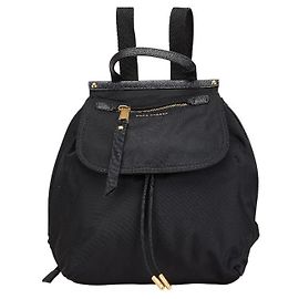 MARC BY MARC JACOBS Trooper Nylon Leather Backpack Black