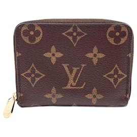 Louis Vuitton-Louis Vuitton Monogram Canvas Zippy Coin Purse M60067-Brown