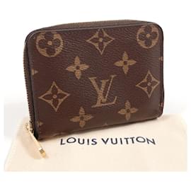 Louis Vuitton-Louis Vuitton Monogram Canvas Zippy Coin Purse M60067-Brown