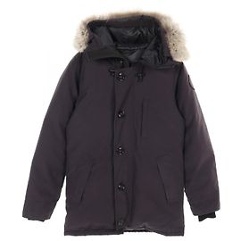 Canada Goose CHATEAU PARKA Jaqueta de poliéster e penas Azul marinho