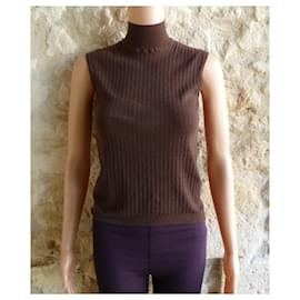 Hermès-Knitwear-Brown