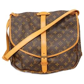 Louis Vuitton-Louis Vuitton Saumur 35-Brown
