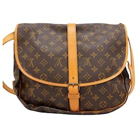 Louis Vuitton-Louis Vuitton Saumur 35-Brown