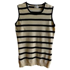 Chanel-Knitwear-Black,Beige