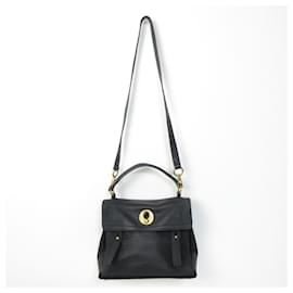 Yves Saint Laurent-Yves Saint Laurent YSL Muse Two Handbag-Black