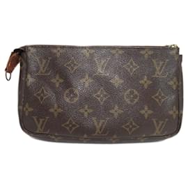 Louis Vuitton-Louis Vuitton Monogram Pochette Accessory Pouch-Brown