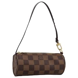 Louis Vuitton-LOUIS VUITTON Damier Ebene Papillon Pouch LV Auth 105664-Other