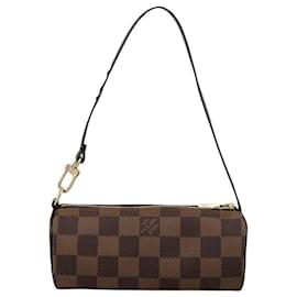 Louis Vuitton-LOUIS VUITTON Damier Ebene Papillon Pouch LV Auth 105664-Other