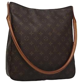 Louis Vuitton-LOUIS VUITTON Monogram Looping GM Shoulder Bag M51145 LV Auth 105396-Monogram