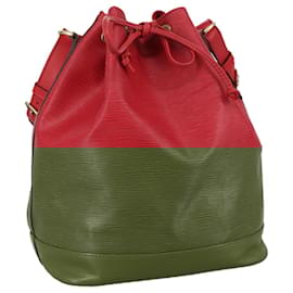 Louis Vuitton-LOUIS VUITTON Epi Noe Shoulder Bag Red M44007 LV Auth 107977-Red