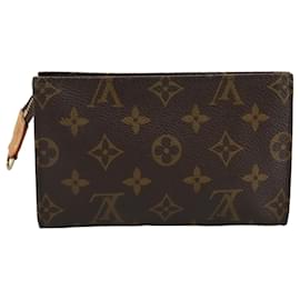Louis Vuitton-LOUIS VUITTON Monogram Bucket PM Accessory Pouch LV Auth 108721-Monogram