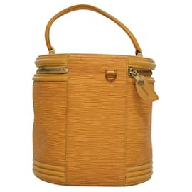 Louis Vuitton-LOUIS VUITTON Epi Cannes Hand Bag Yellow M48039 LV Auth 105479-Yellow