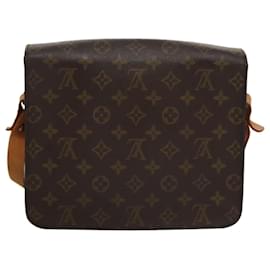 Louis Vuitton-LOUIS VUITTON Monogram Cartouchiere GM Shoulder Bag M51252 LV Auth 105789-Monogram