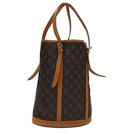 Louis Vuitton-LOUIS VUITTON Monogram Bucket GM Shoulder Bag M42236 LV Auth 108599-Monogram