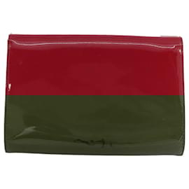 Louis Vuitton-LOUIS VUITTON Pochette Louise EW Bag Patent Rose Andian M94270 LV Auth bs21225-Other