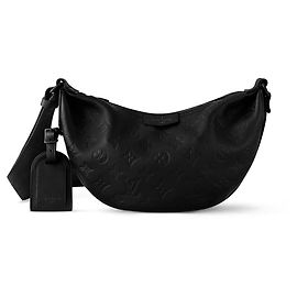 Louis Vuitton Hamac Bag PM Black Leather Black